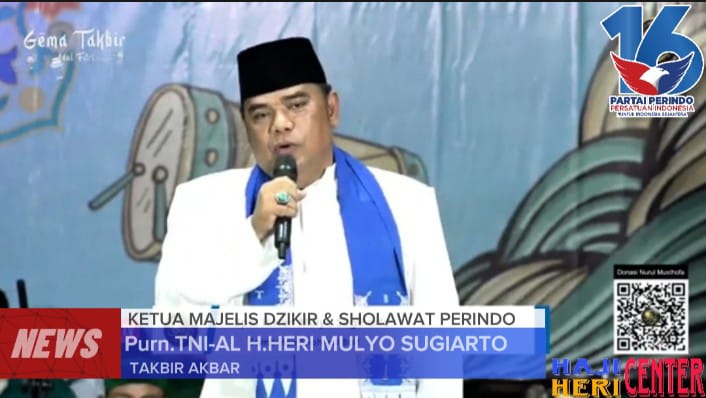 Gelar Takbir Akbar bersama Puluhan Ribu Warga Jakarta, Haji Heri MS: akan Tetap Konsisten Adakan Acara-acara Akbar Dakwah dan Syiar