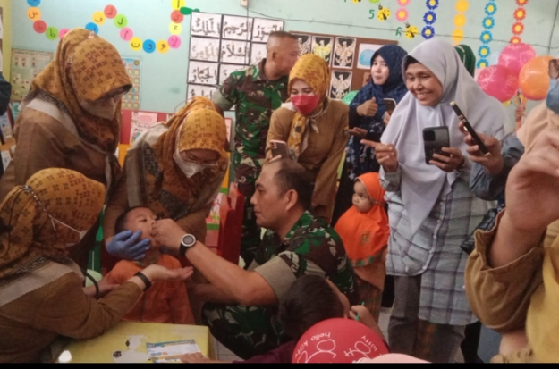 Pekan Imunisasi Nasional Polio tahun 2023 tingkat Kota Cirebon.