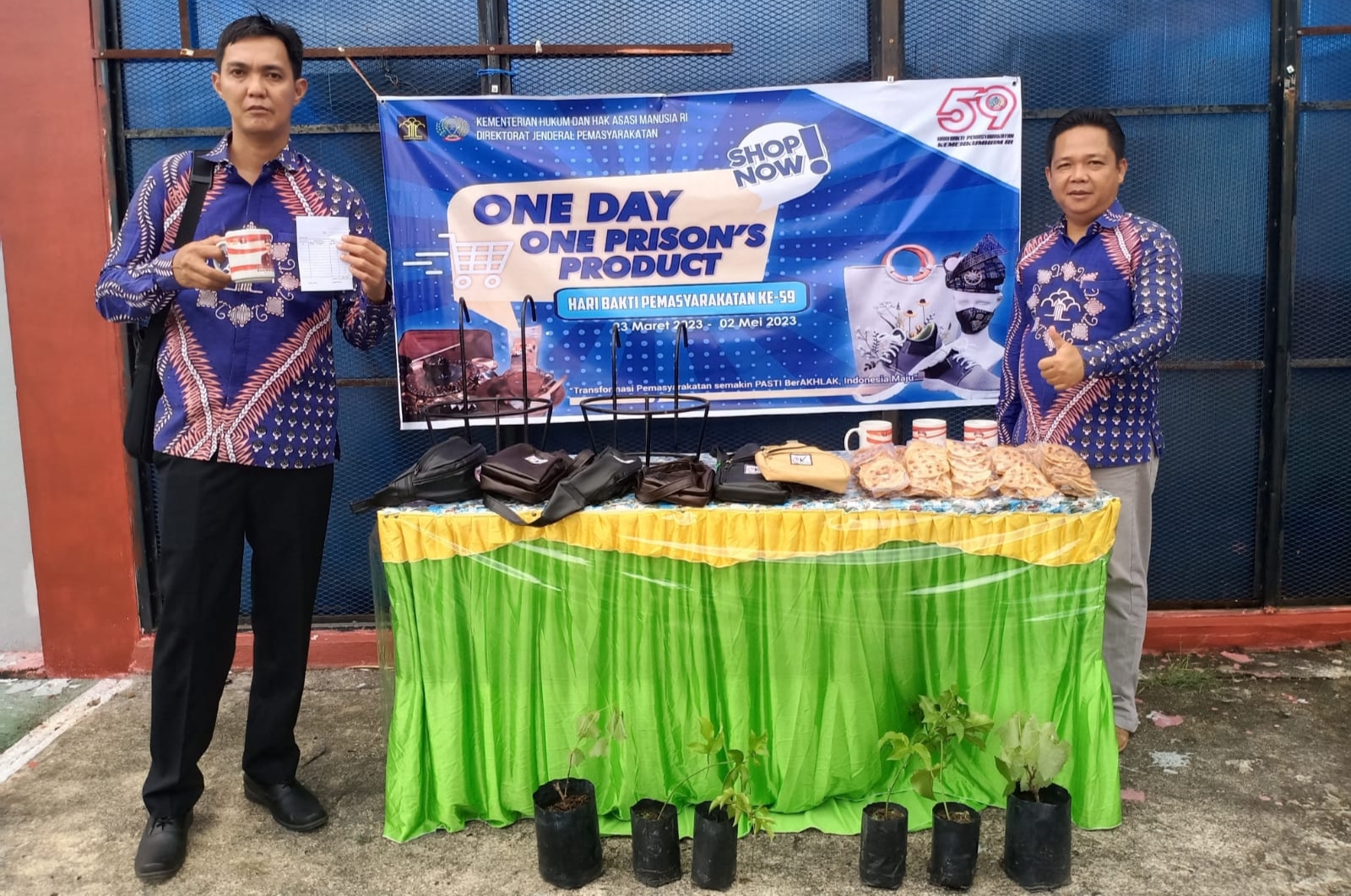 Peringati HBP ke-59, Lapas Kayuagung Gelar One Day One Prison’s Product