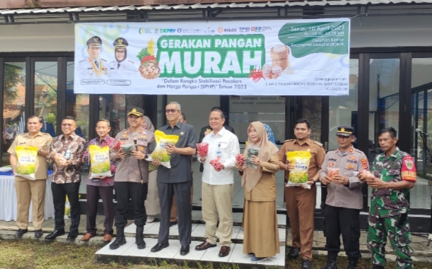 Gerakan Pangan Murah (GPM) Ramadhan tahun 2023 serentak tingkat Kota Cirebon.