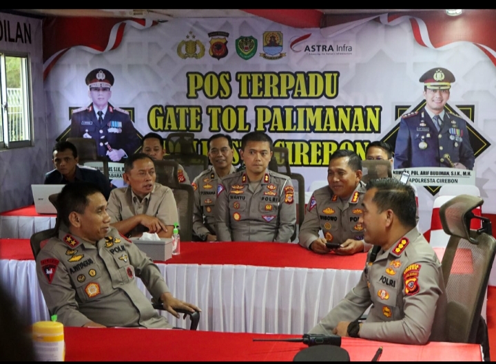 Jabar Laksanakan Pengecekan Pos Terpadu GT Palimanan Tol Cipali