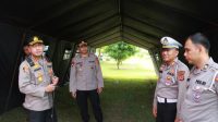 Jelang Idul Fitri 1444 H, Kapolres Majalengka Cek Kesiapan Pos Yan Rest Area KM 166 Tol Cipali