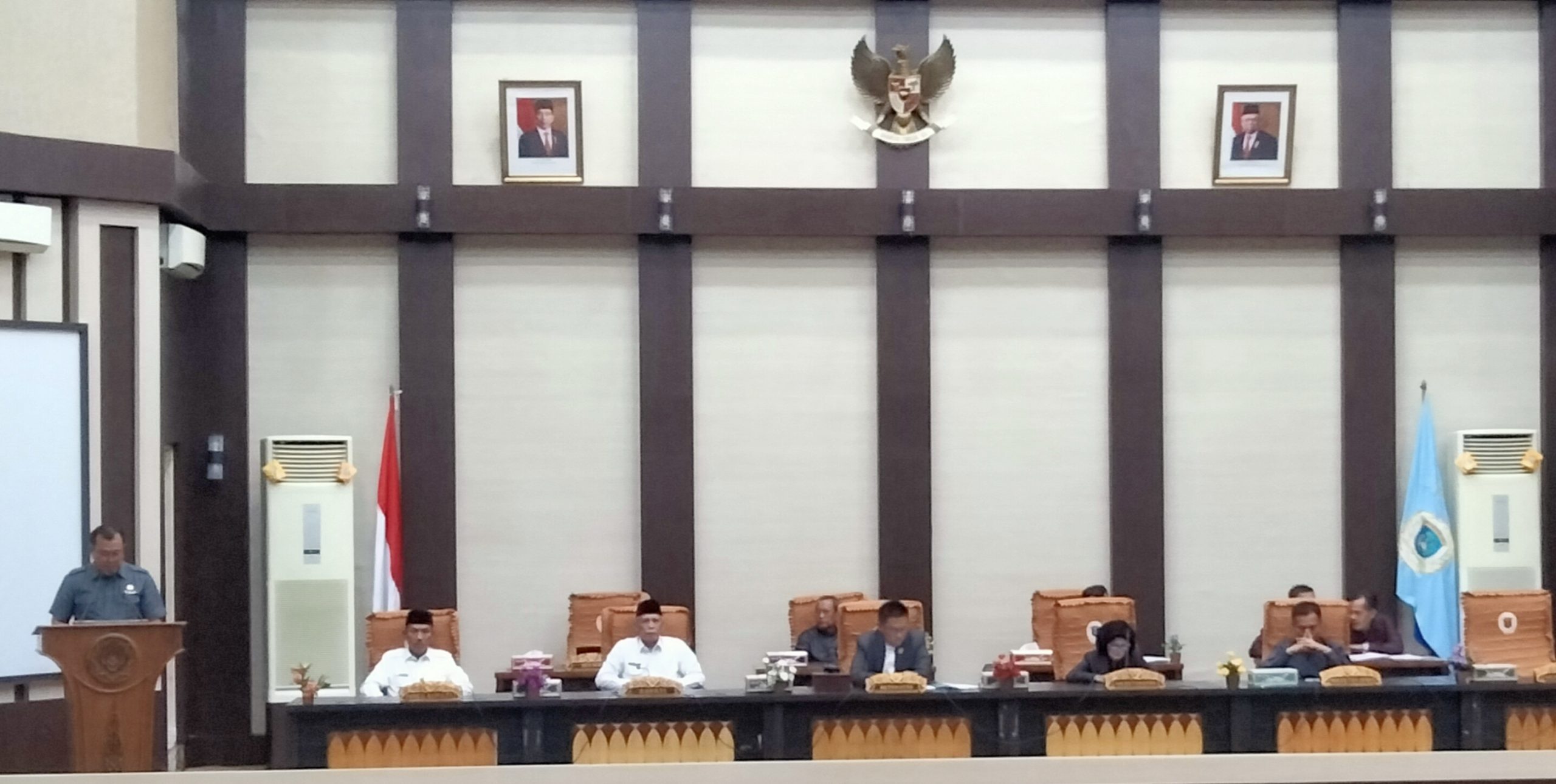 Rapat Paripurna XII Dalam Rangka Pembahasan Raperda Usulan eksekutif DPRD Kabupaten OKI Tahun 2023