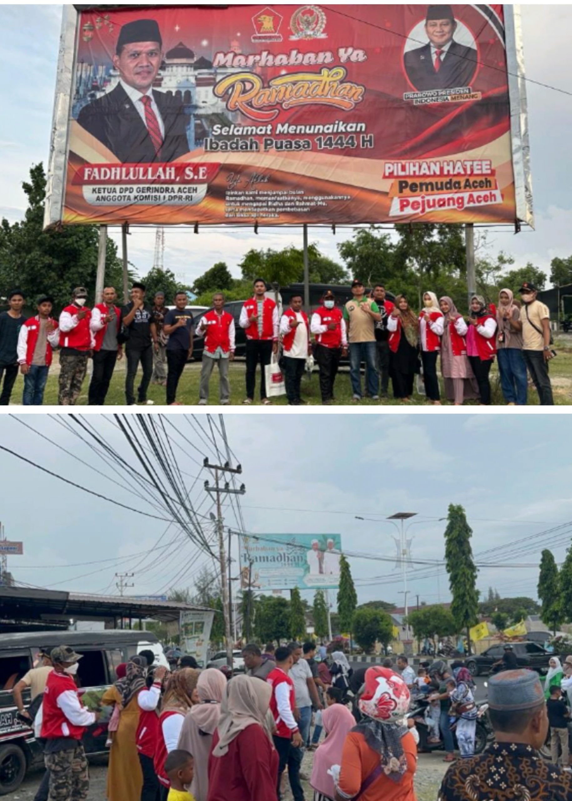 Kota Sigli Sasaran Terakhir TIM Dekfad( FADHLULLAH, SE ) Bagi- Bagi Takjil