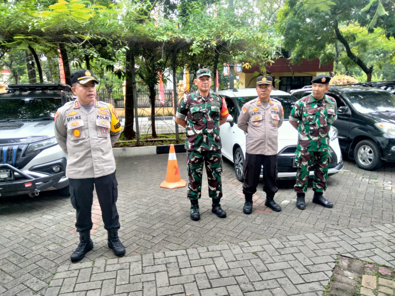 Polres, Kodim 0505/JT, Satpol-PP, Dishub dan Damkar, Giat Amankan Mayday