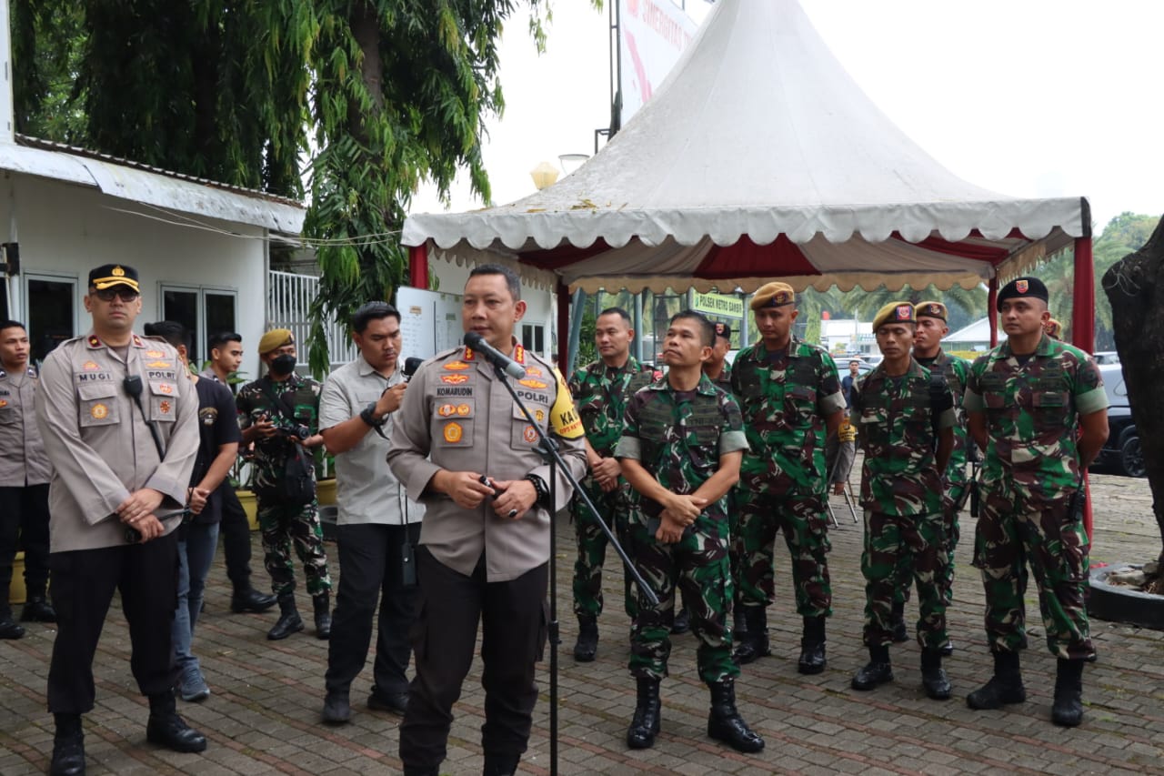 Kodim 0501/JP dan Polres Metro Jakpus Siap Amankan Unras Hari Buruh Secara Humanis