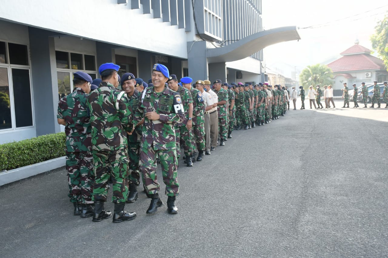 Keluarga Besar Pangkalan TNI AL Palembang Gelar Halal Bihalal Idul Fitri 1444H/ 2023