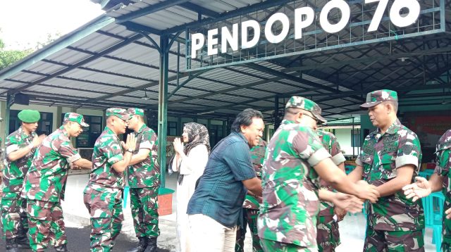 Kodim 0614/Kota Cirebon gelar Halal bi Halal dan pelepasan Anggota Purna Tugas.