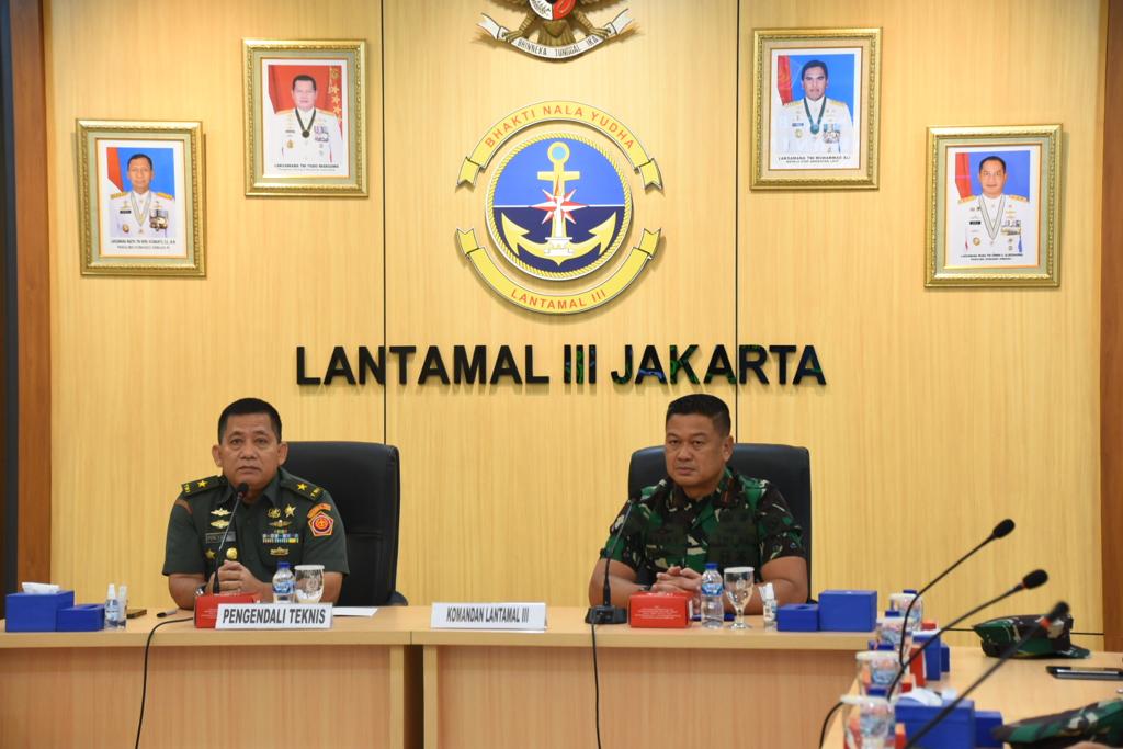 DANLANTAMAL III JAKARTA MENERIMA TIM AUDIT KINERJA ITJEN TNI TA 2023