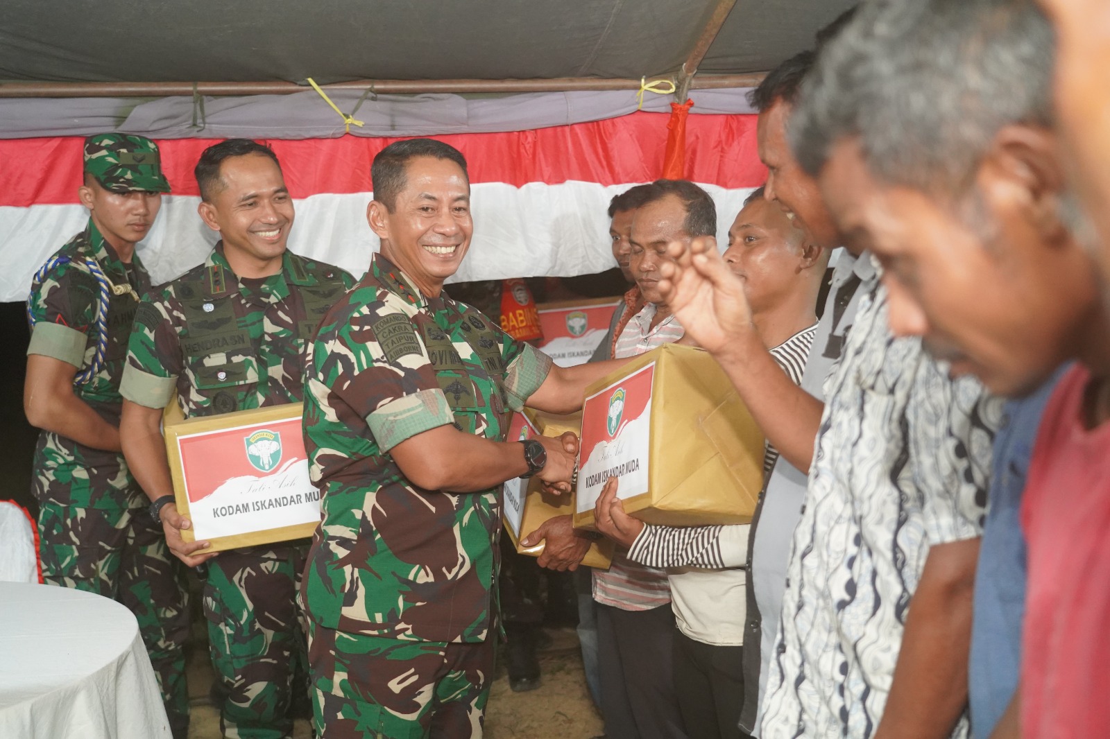 Pelosok dan Belum Pernah dikunjungi Pejabat, Ds. Lubok Pusaka Kec. Langkahan, dikunjungi Pangdam IM.