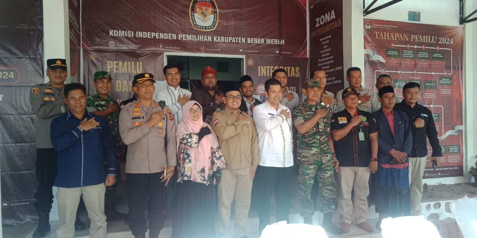 KIP Kabupaten Bener Meriah Bersama Forkopimda Melaksanakan Diskusi Dan Penerimaan Pendaftaran Bacaleg