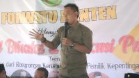 Gelar Diskusi Publik, FORWATU BANTEN Apresiasi berikan PR ini Ke Penjabat Gubernur Banten