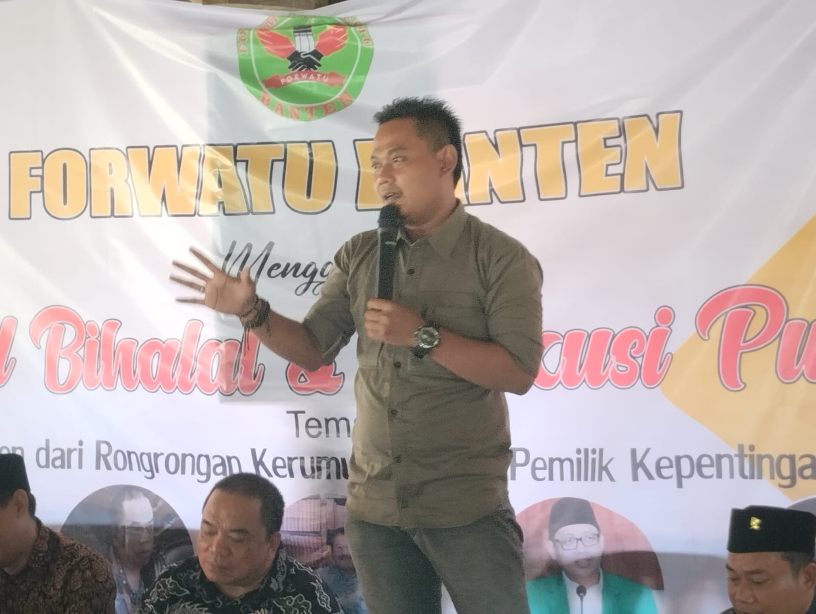 Gelar Diskusi Publik, FORWATU BANTEN Apresiasi berikan PR ini Ke Penjabat Gubernur Banten