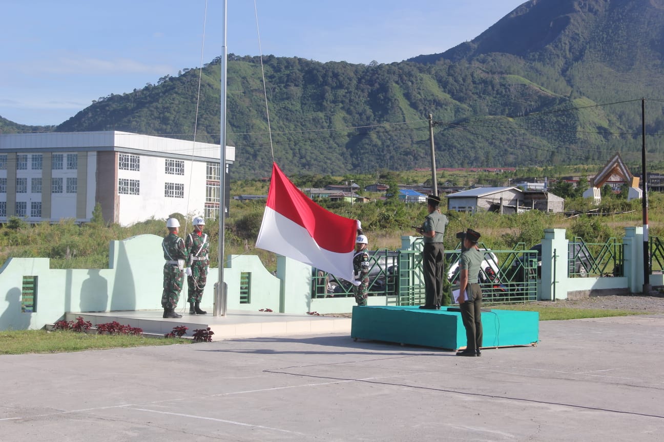 Dandim 0119/BM Bacakan Amanat Kepala Staf Angkatan Darat, Pada Upacara 17-an