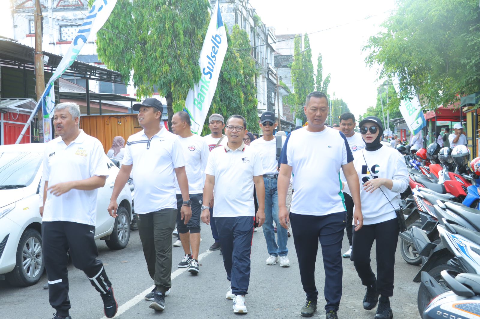 AKBP Santiaji Kartasasmita Hadiri Jalan Santai Bertajuk Sulsel Anti Mager