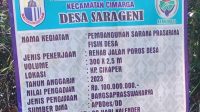 Ini Tanggapan Kasi Ekbang Kecamatan Cimarga Terkait Proyek Jalan Di Desa Sarageni Yang Menuai Kritik