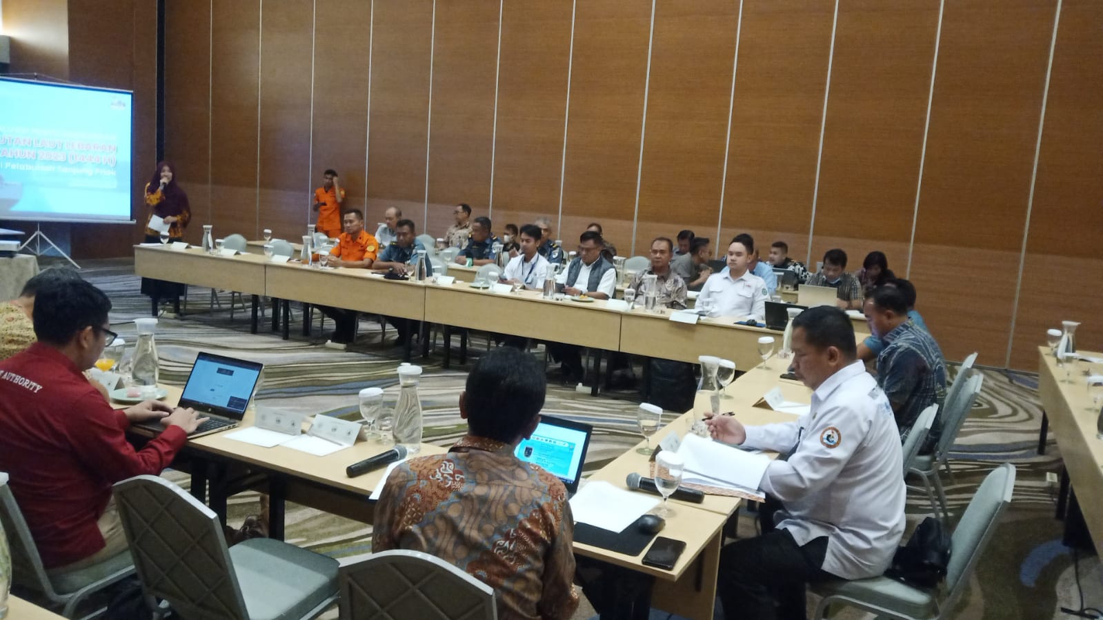 LANTAMAL III JAKARTA HADIRI RAPAT EVALUASI ANGKUTAN LEBARAN TAHUN 2023