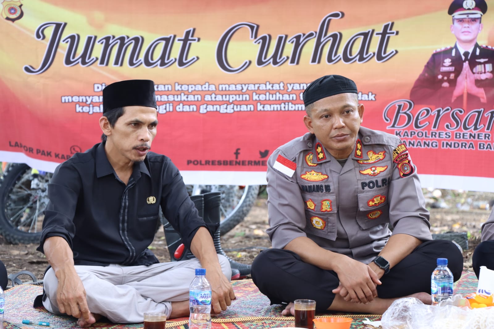 Rutinitas Setiap Jumat, Kapolres Bener Meriah Menampung Aspirasi Masyarakat Melalui Jumat Curhat