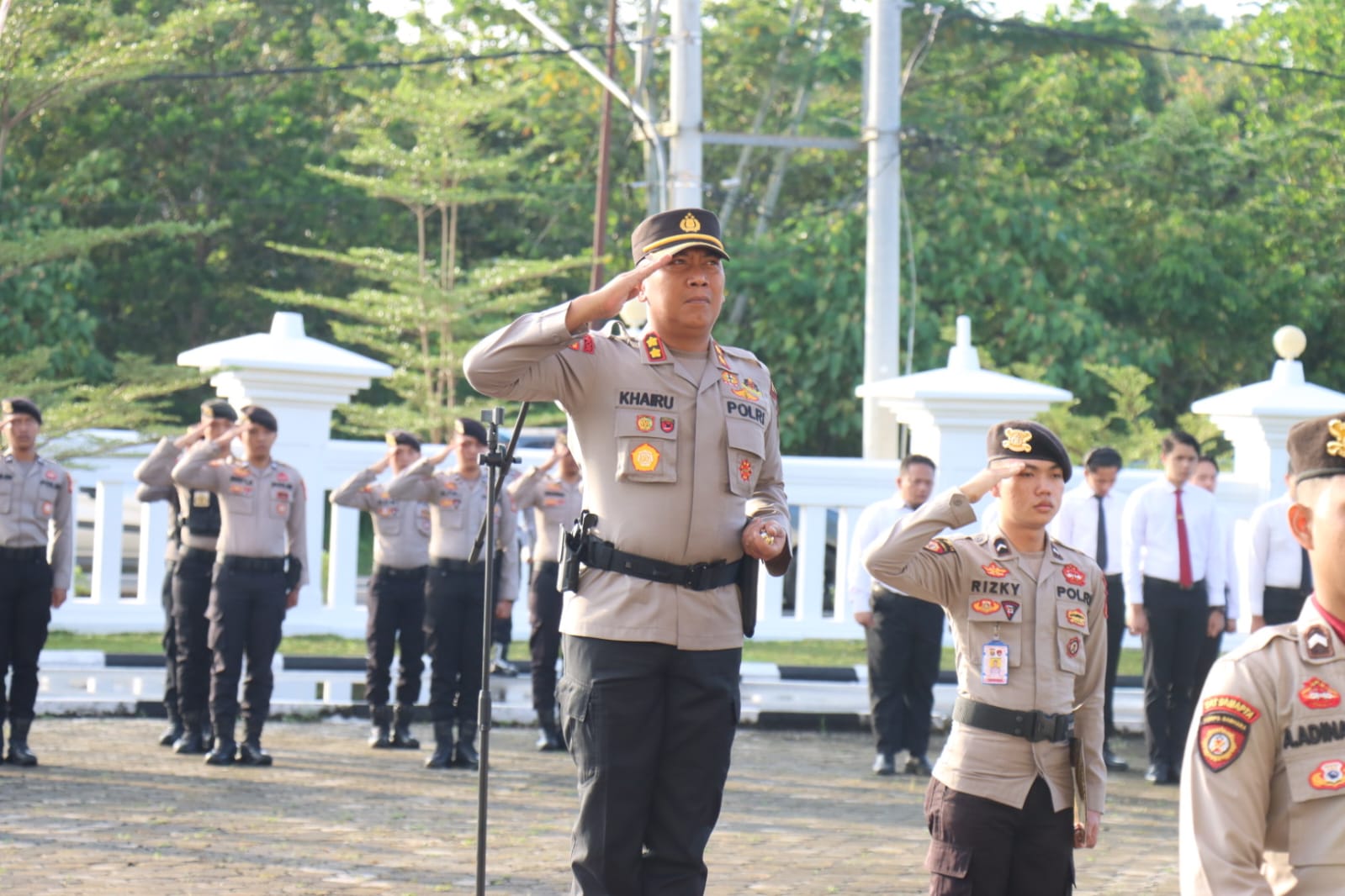 Polres PALI Melaksanakan Upacara Bendera Hari Kebangkitan Nasional Ke 115