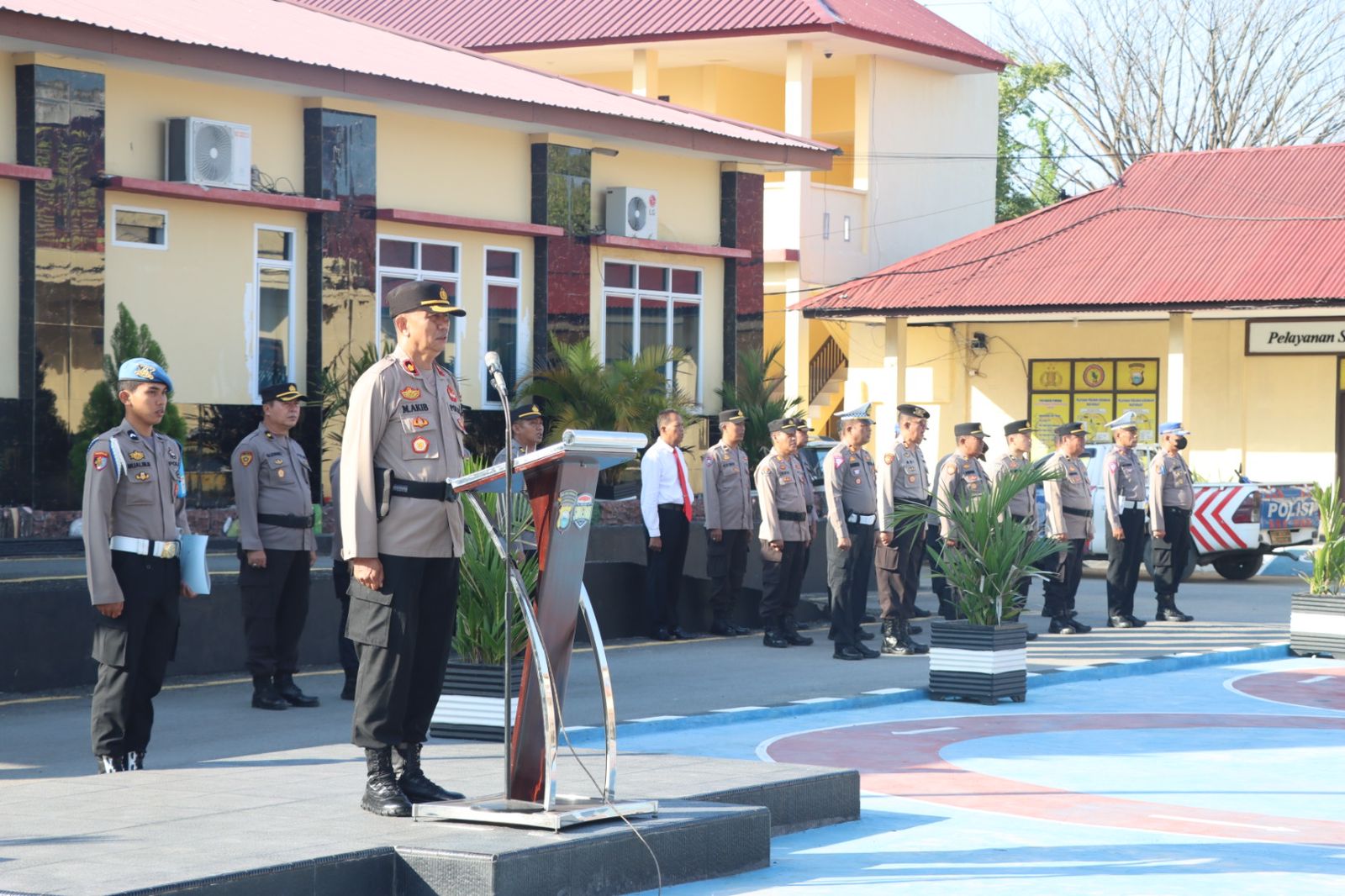 Polres Sidrap Terima 51 Siswa Latja SPN Batua Polda Sulsel