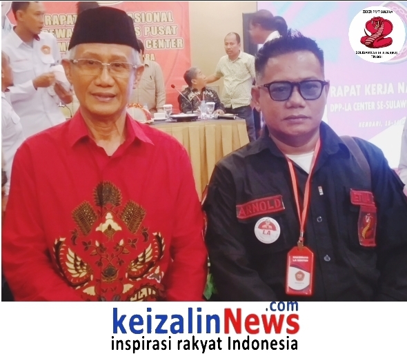 Ketua dan Kordinator Panguyuban ZIBER PMT SULTRA, Hadiri Undangan Rakernas Pengurus Pusat LA Center Se- Sultra di Kota Kendari