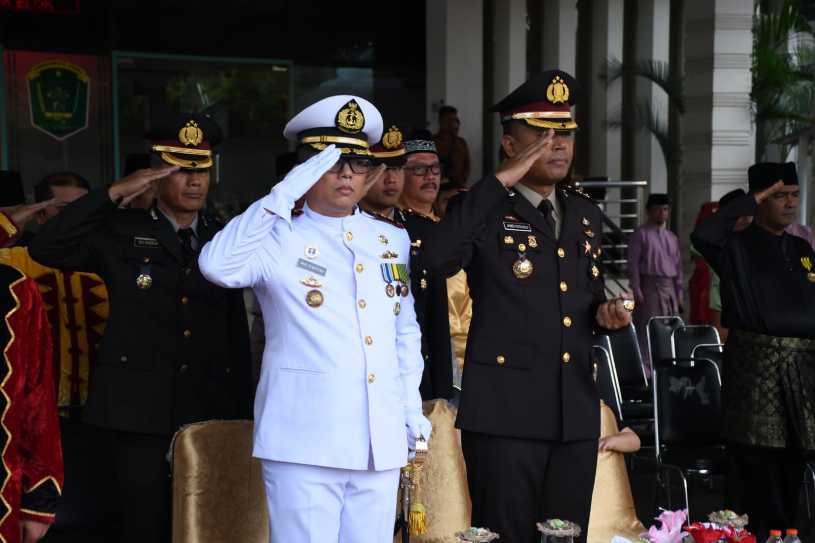 Danlanal TBA Hadiri Peringatan Hari Lahir Pancasila di Kabupaten Labura