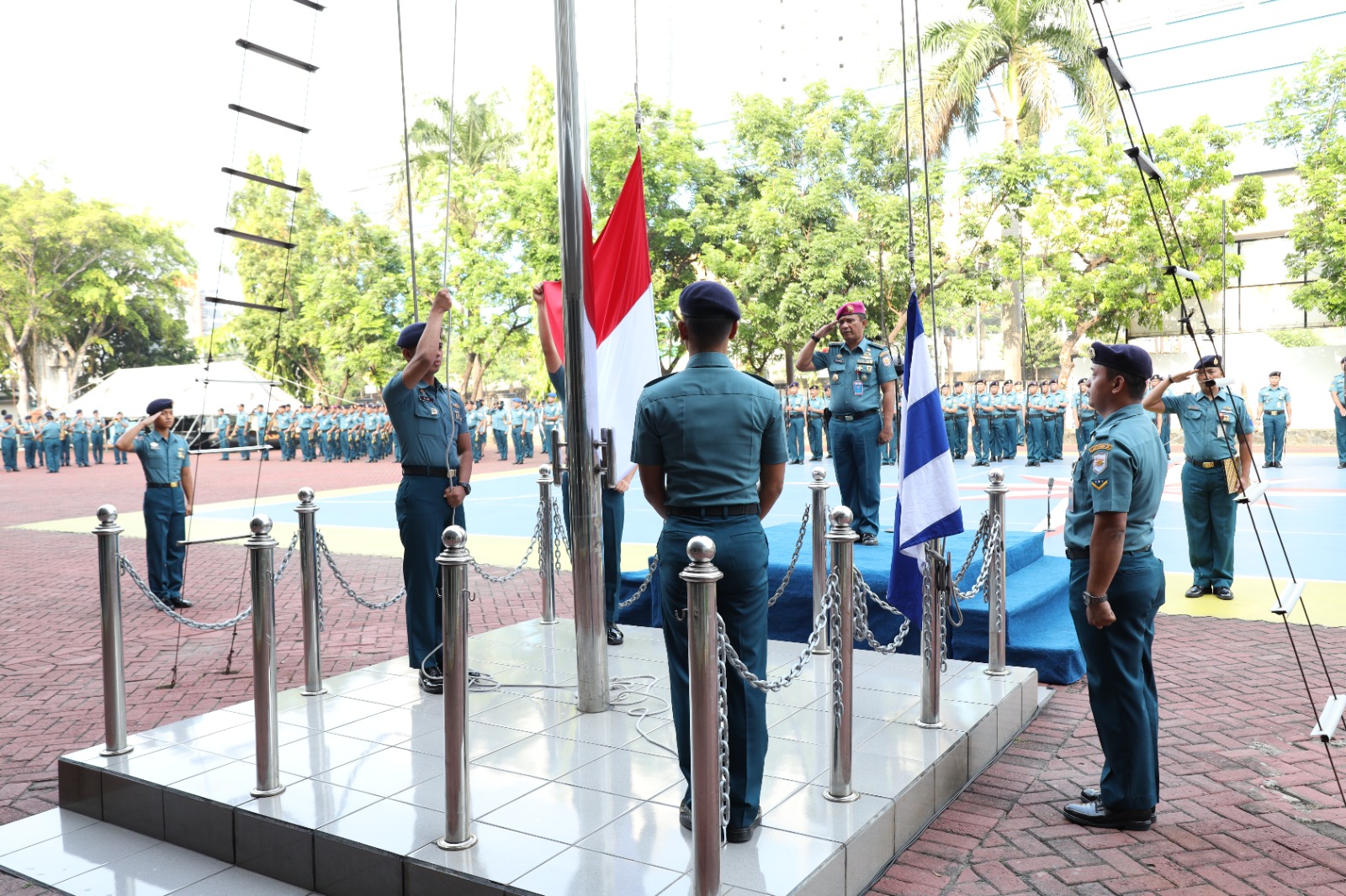 LANTAMAL III JAKARTA GELAR UPACARA BENDERA