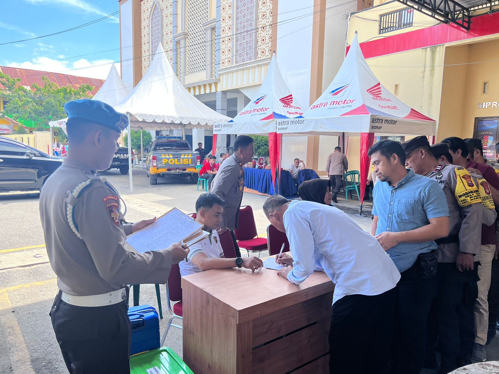 Bid Propam Polda Sulsel Tes Urine dan Sikap Tampang Personel Polres Sidrap