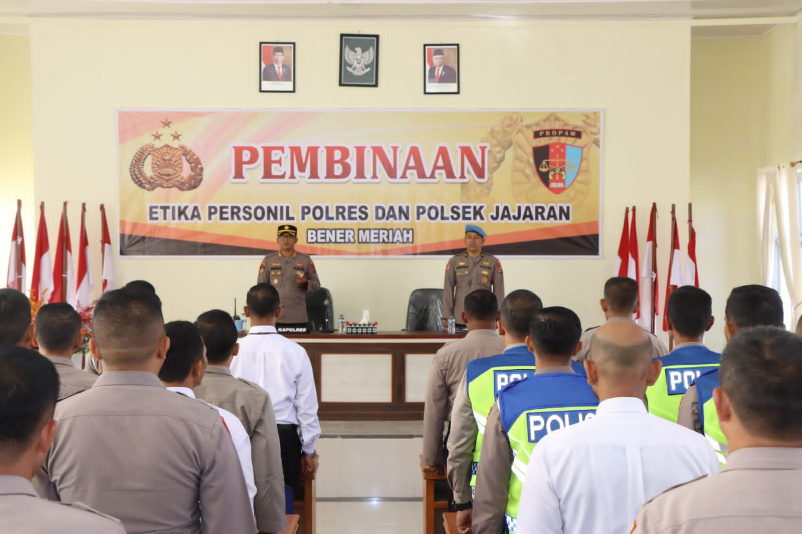 Pembinaan Etika Personel Polres Bener Meriah, Oleh Propam Polres Bener Meriah