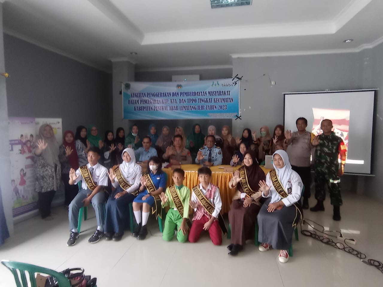 Polsek Talang Ubi Hadiri Sosialisasi Kegiatan Penggerakan dan Pemberdayaan Masyarakat