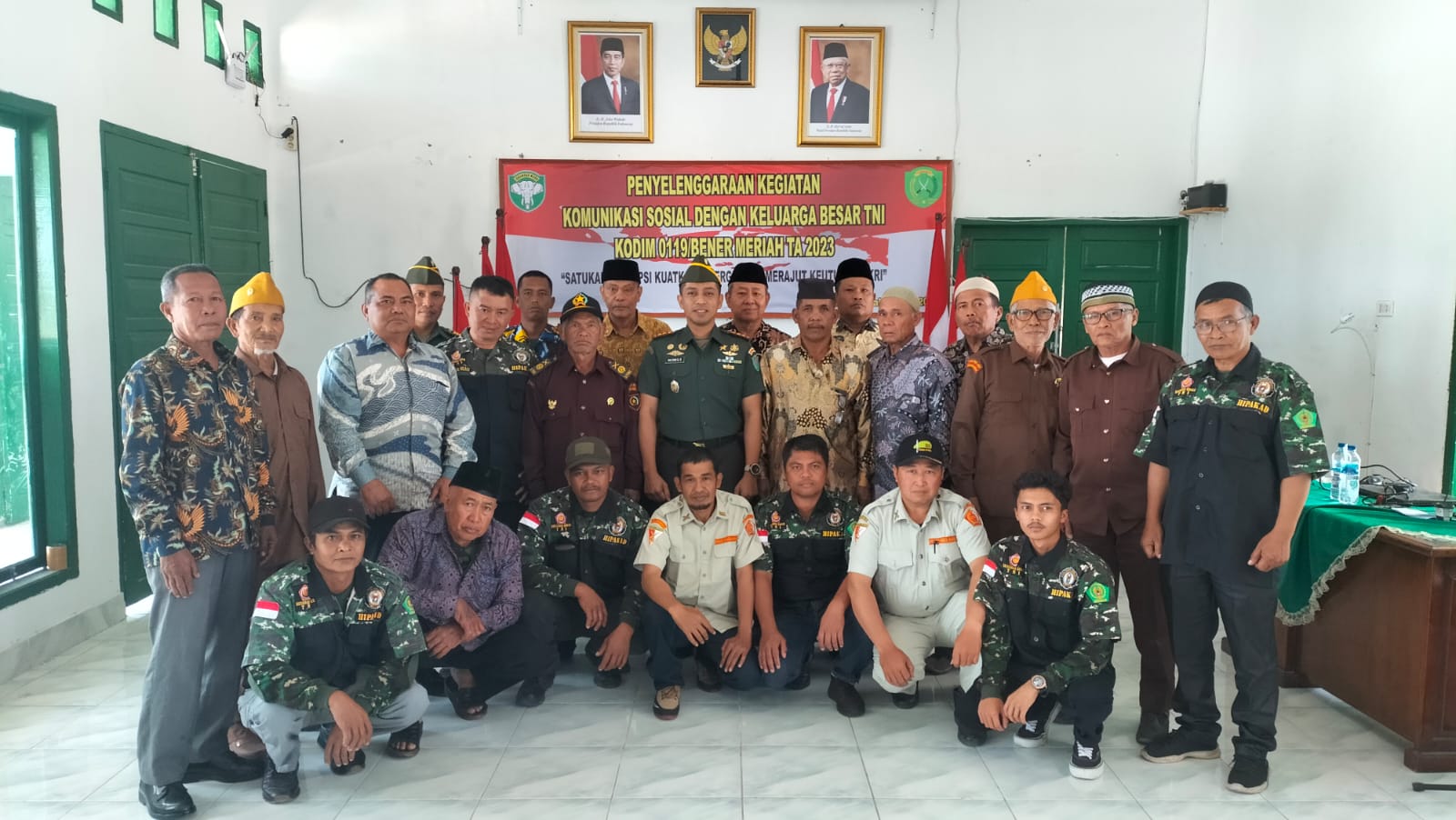 Dandim 0119/BM Gelar Komsos dengan Keluarga Beaar TNI