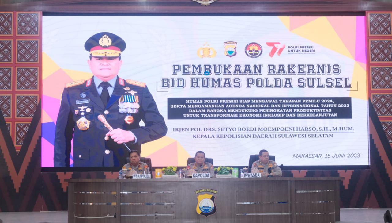 Sihumas Polres Toraja Utara Ikuti Rakernis Tahun 2023 Di Mapolda Sulsel