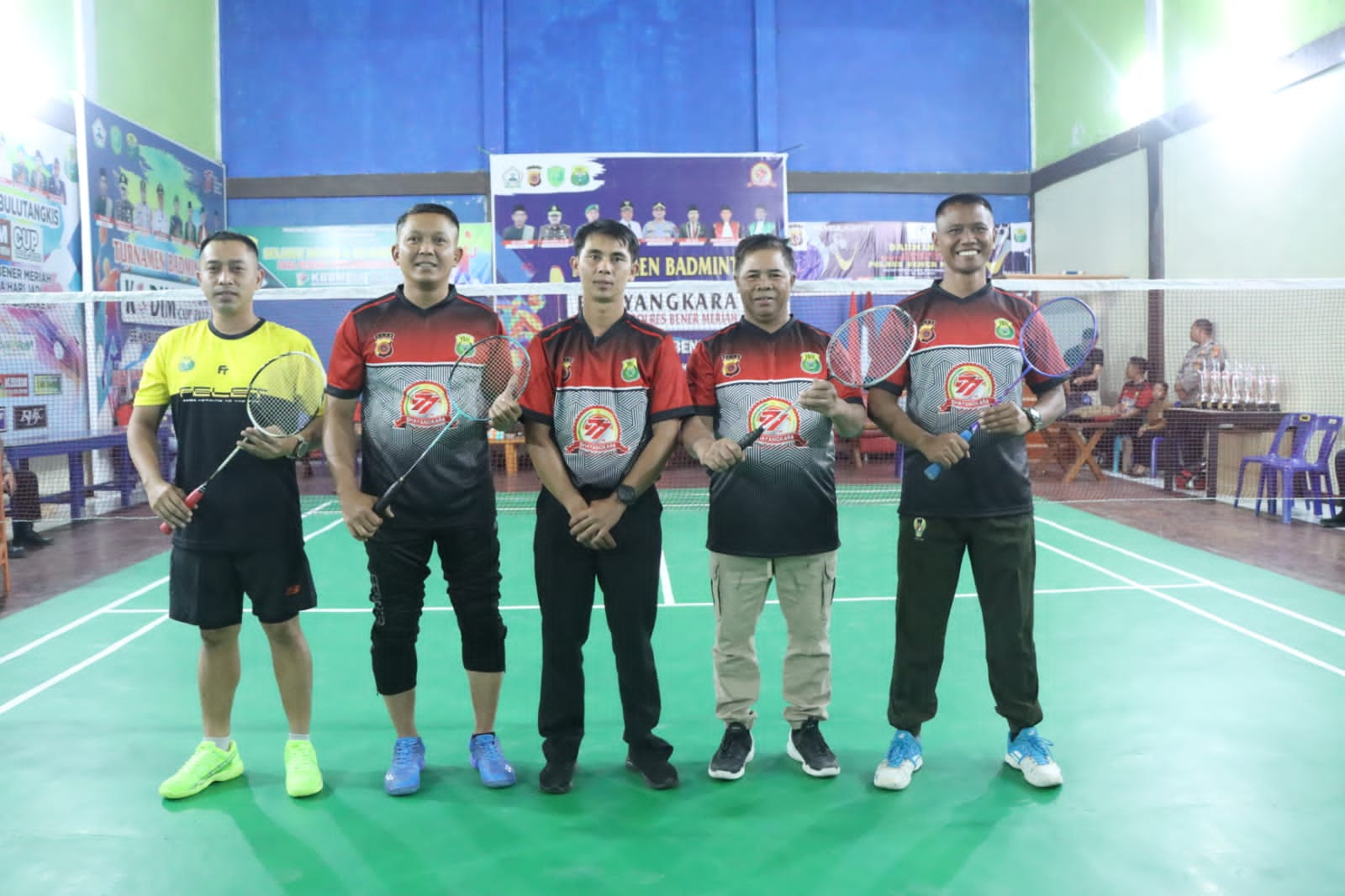 Kapolres Bener Meriah Buka Turnamen Badminton Bhayangkara Cup, Dalam Rangka Hari Bhayangkara ke-77