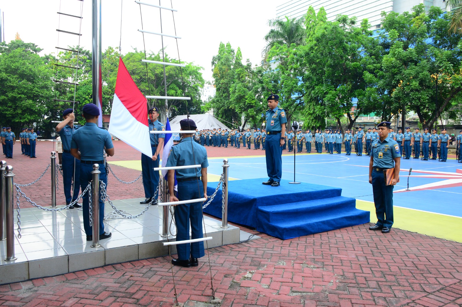 LANTAMAL III JAKARTA GELAR UPACARA BENDERA