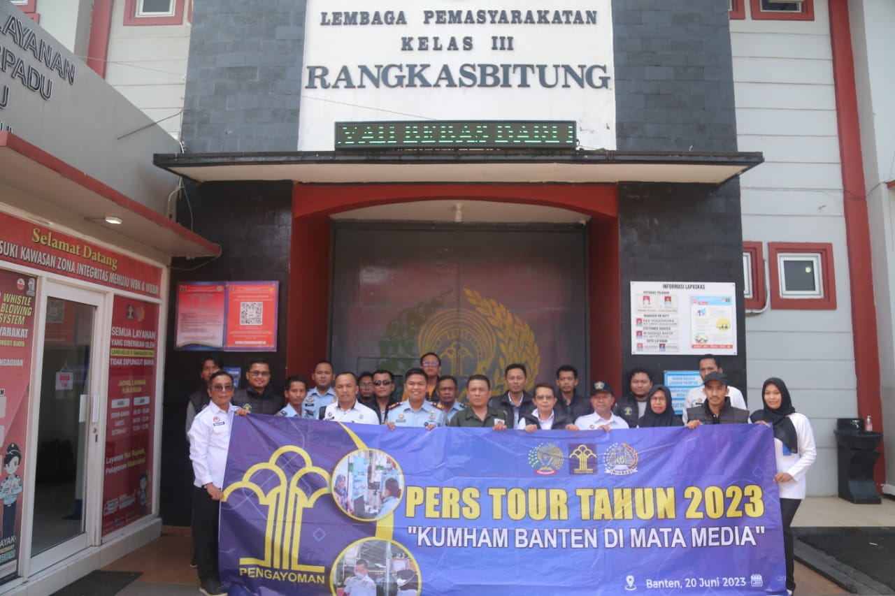 Pers Tour Kumham Banten 2023 : Media Dan Masyarakat Puji Dapur SIRIH Lapas Rangkasbitung