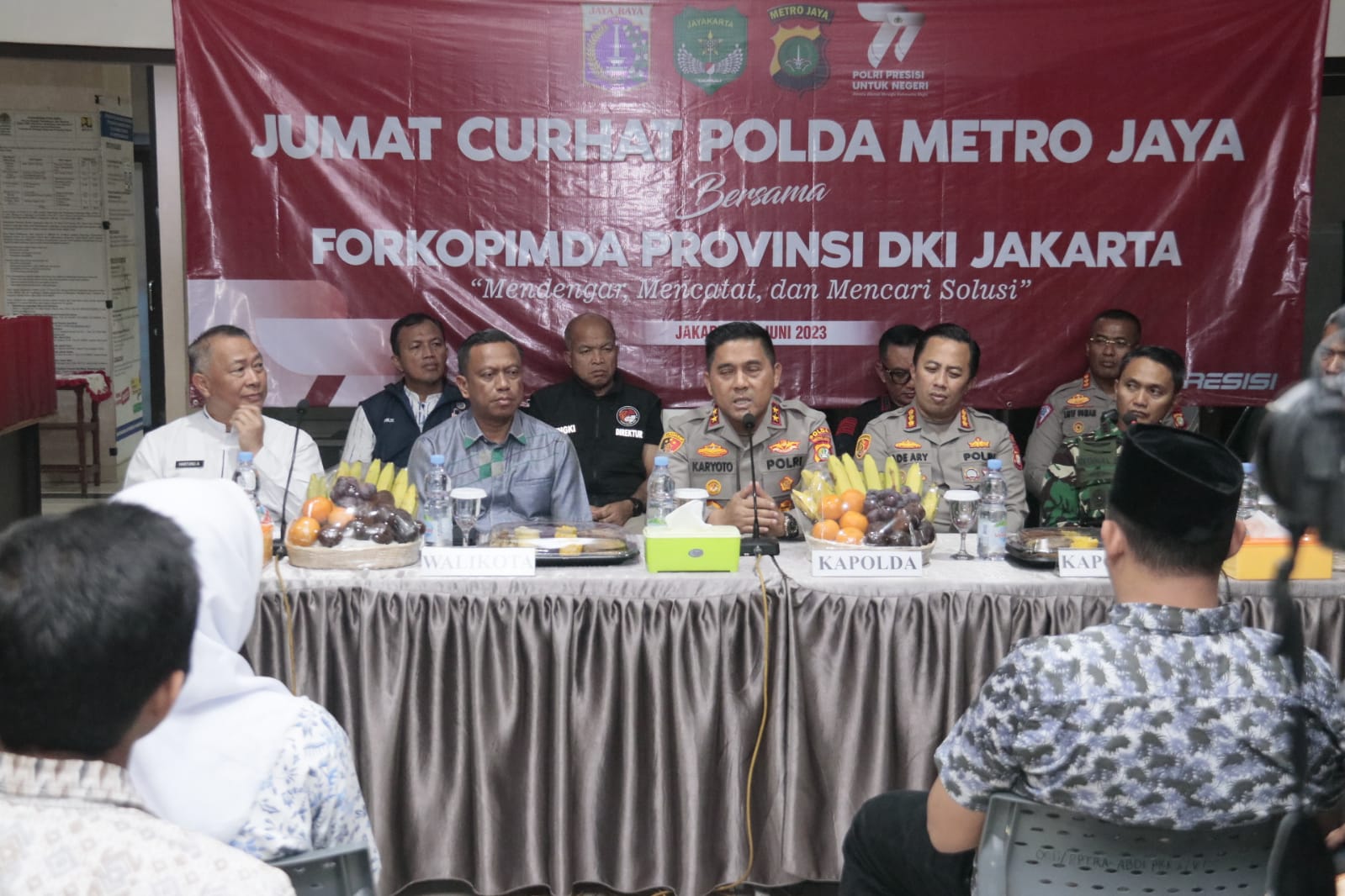 Cegah Tawuran, Kapolda Metro Jaya Serap Aspirasi Warga Pesanggrahan