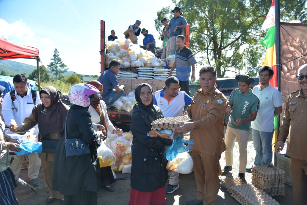 Plh Bupati Bener Meriah Ikuti Gelar Pangan Murah Serentak Nasional