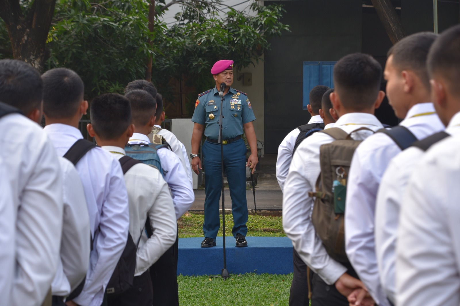 DANLANTAMAL III JAKARTA BERIKAN PENGARAHAN KEPADA CATAR AAL