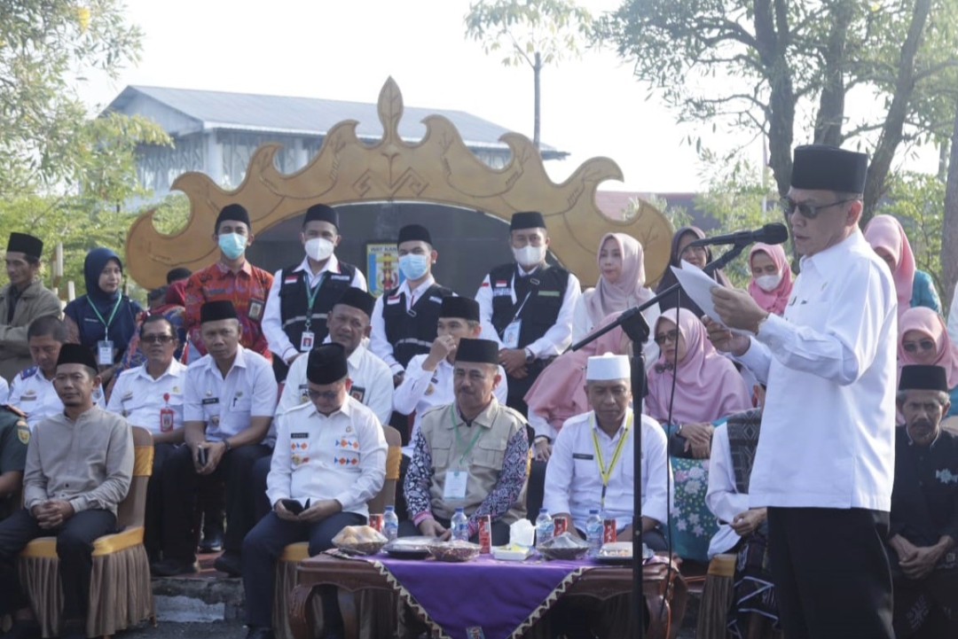  Jawiko Hadiri Acara Pelepasan calon jamaah haji kabupaten way kanan tahun 2023