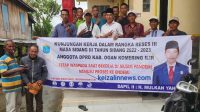 Anggota DPRD Kabupaten OKI Ketua Komisi 1, H Mulkan Yahuza Tampung Aspirasi Warga Dapil II.