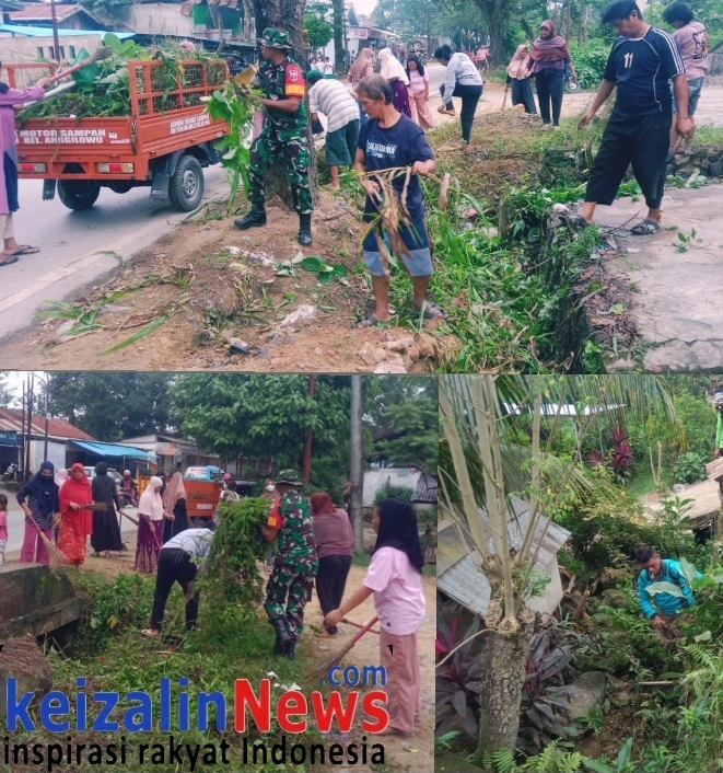 Giat Kharya Bakti Hari Minggu Dalam Rangka Bersih – bersih di Lingkungan Kelurahan Anggoliwu, Kota Kendari.