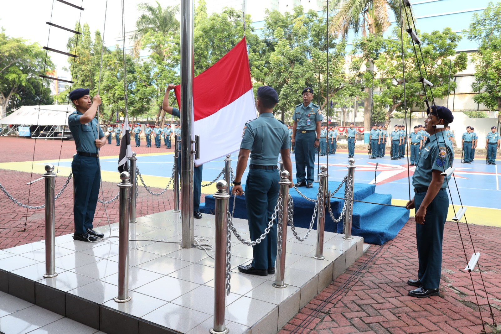 LANTAMAL III JAKARTA GELAR UPACARA BENDERA