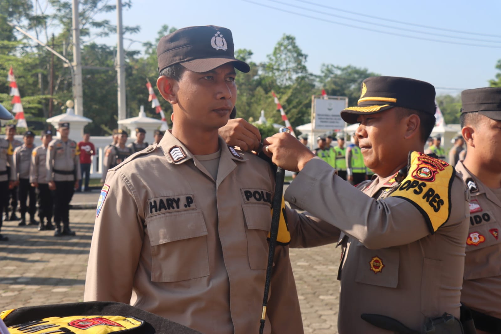 Amankan Pilkades Serentak di Kabupaten PALI 250 Personil Diterjunkan Kapolres AKBP Khariu Nasarudin