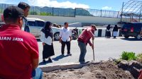 DLKHP Bener Meriah Benahi Taman Dekat Bandara Rembele