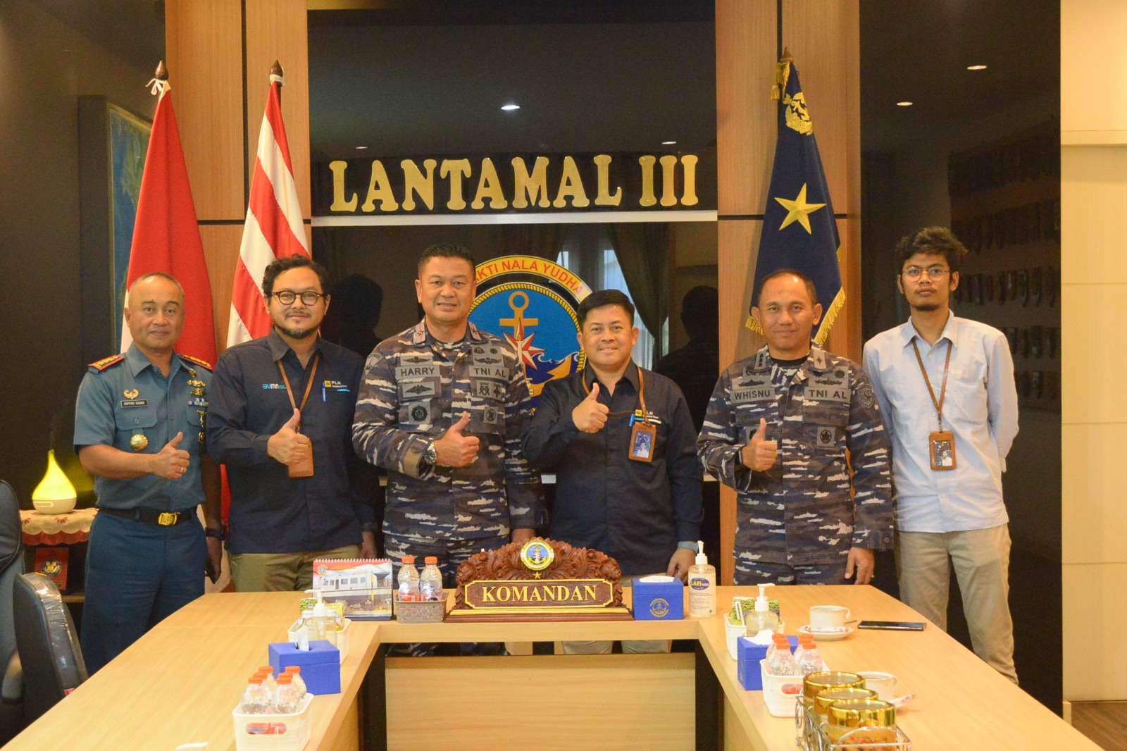 DANLANTAMAL III JAKARTA TERIMA KUNJUNGAN GM PT PLN NUSANTARA POWER MUARA KARANG