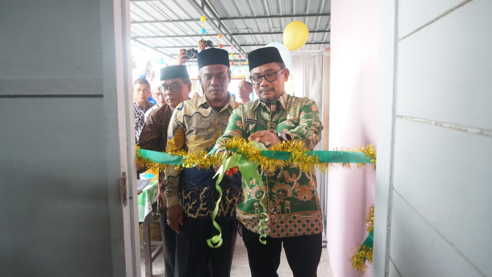 RUMAH GIZI GAMPONG, GEDUNG TUHA PEUT GAMPONG DAN PAUT TABINA DI GAMPONG MATANG SEULIMENG Di Resmikan Oleh PJ. WALIKOTA LANGSA