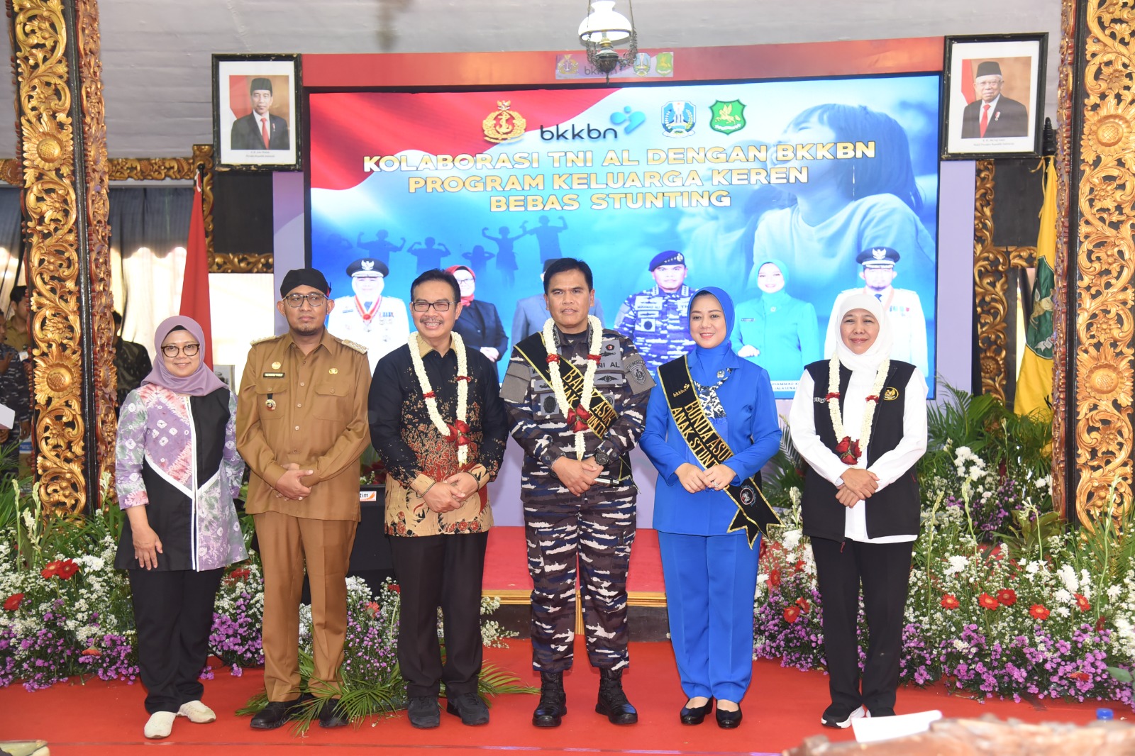 Pangkoarmada RI Hadiri Acara Program “Keluarga Keren Bebas Stunting Tahun 2023”, TNI AL dan BKKBN.