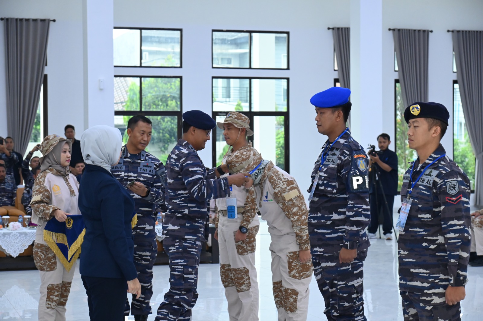 Latihan Kepemimpinan Badan POM Bekerjasama dengan TNI AL Resmi dibuka di Kolat Koarmada RI