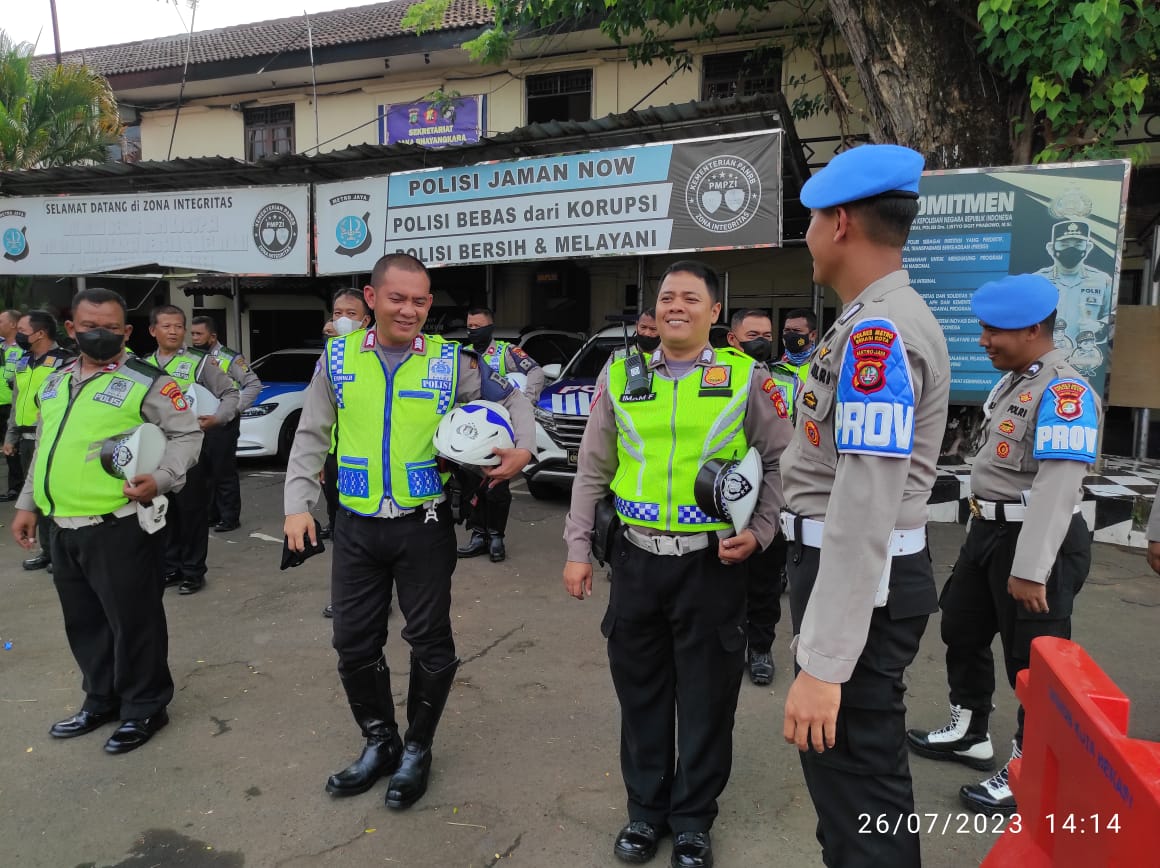 Sipropam Polres Metro Bekasi Kota Gelar Operasi Gaktibplin dan Tes Urine Terhadap Anggota Sat Lantas