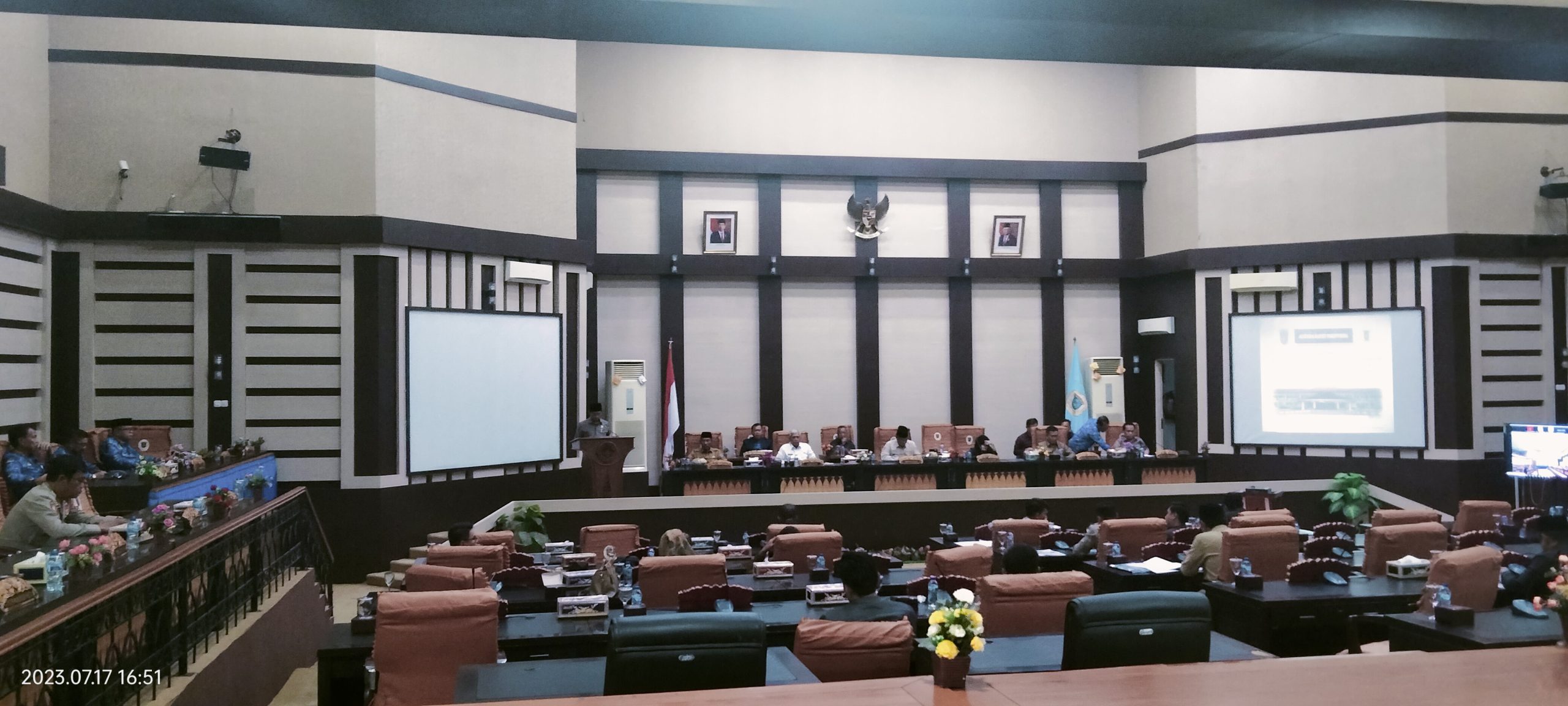 DPRD OKI Gelar Rapat Paripurna Penyampaian Nota Pengantar Rancangan KUA-PPAS Tahun Anggaran 2024